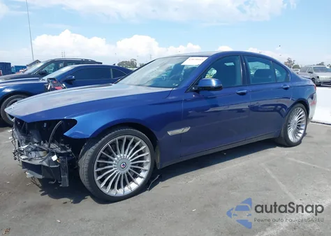 2014 BMW 750I из США, поврежденный, VIN WBAYA8C55EDS15392